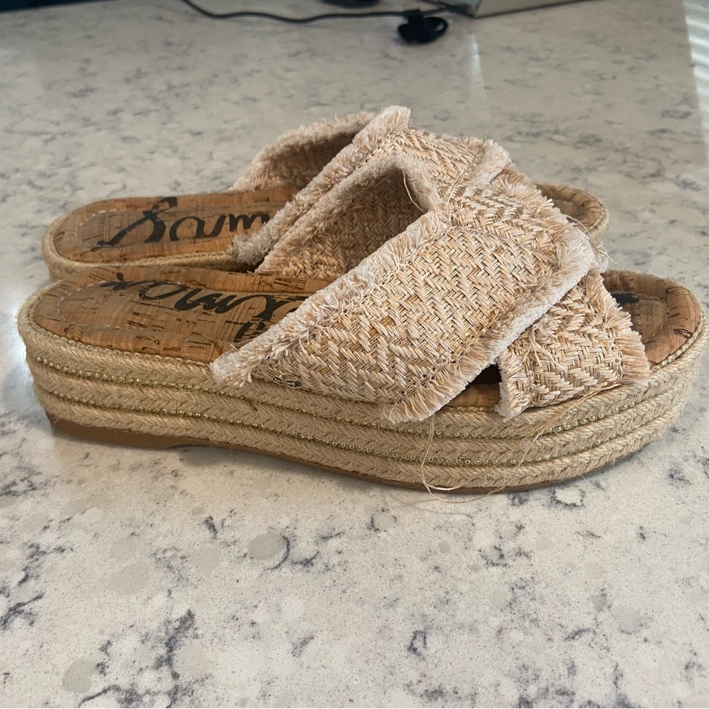 Sam Edelman Wedge sandal size 8  1/2